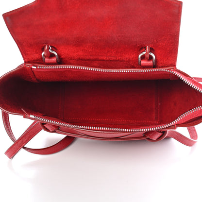 Celine Grained Calfskin Nano Belt Bag Coquelicot 4 of 14