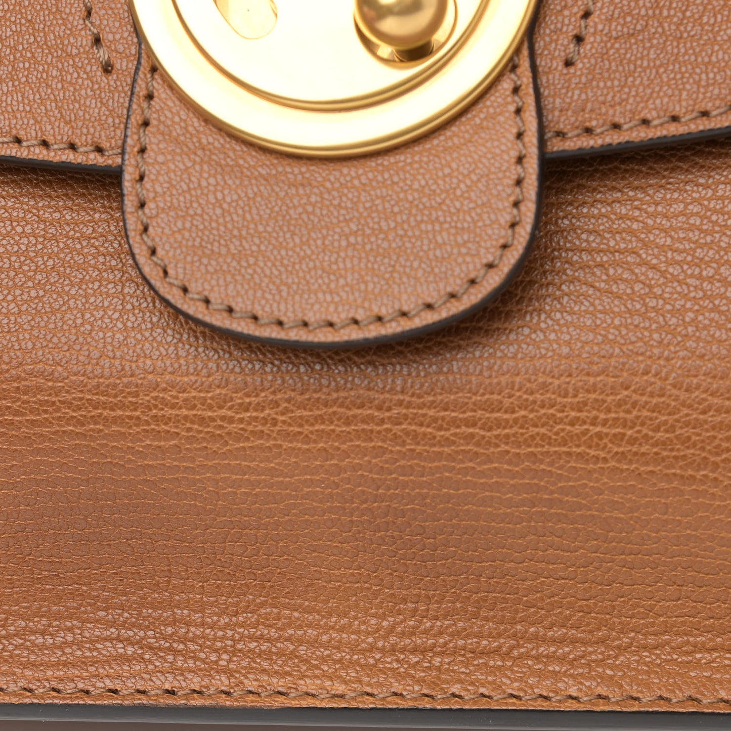 Goatskin Medium Mily Shoulder Bag Caramel