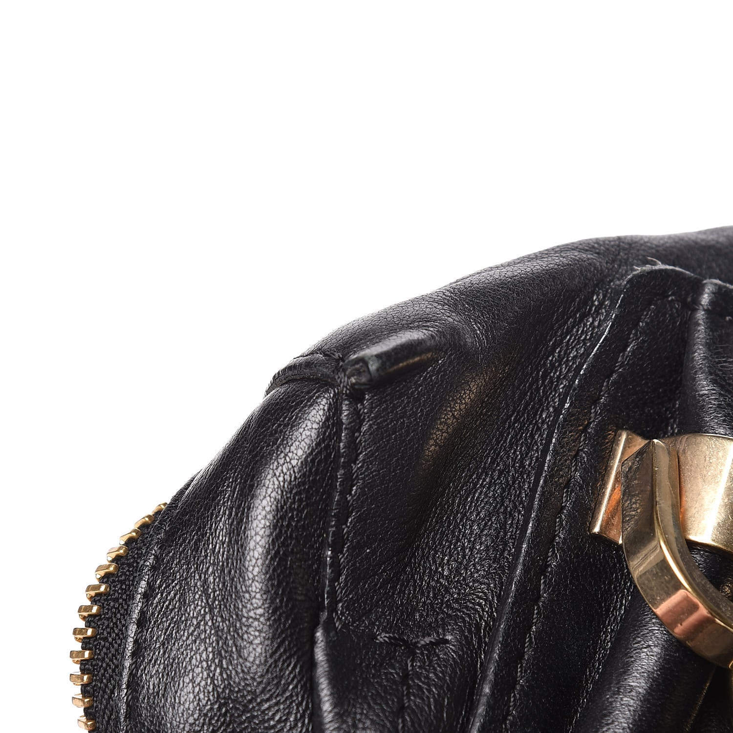 Chloe Calfskin Medium Military Paraty Black 14 of 25
