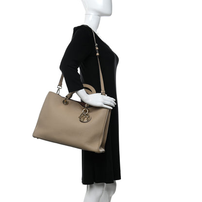 Christian Dior Bullcalf Large Diorissimo Tote Beige Petale 2 of 28