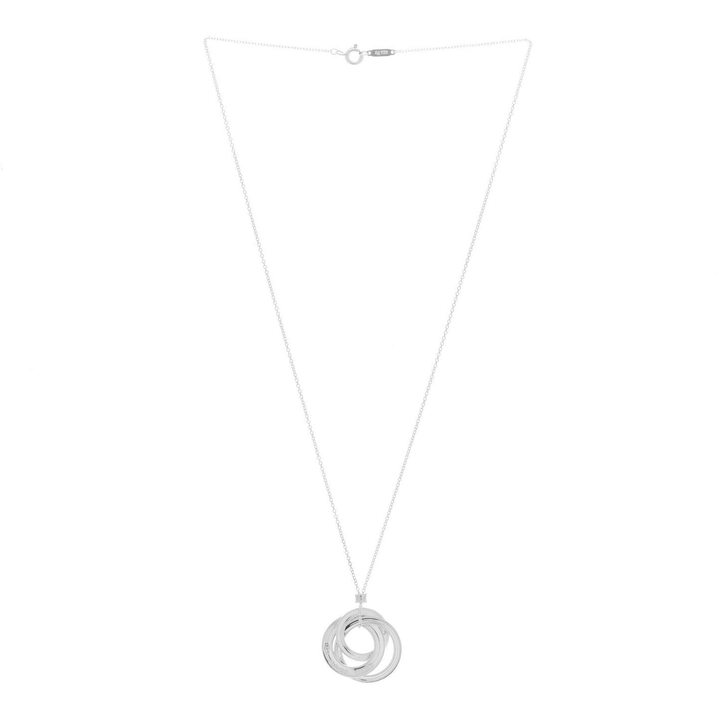 Sterling Silver 1837 Circles Pendant Necklace