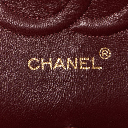 Chanel Lambskin Quilted Medium Double Flap Black 8 of 9
