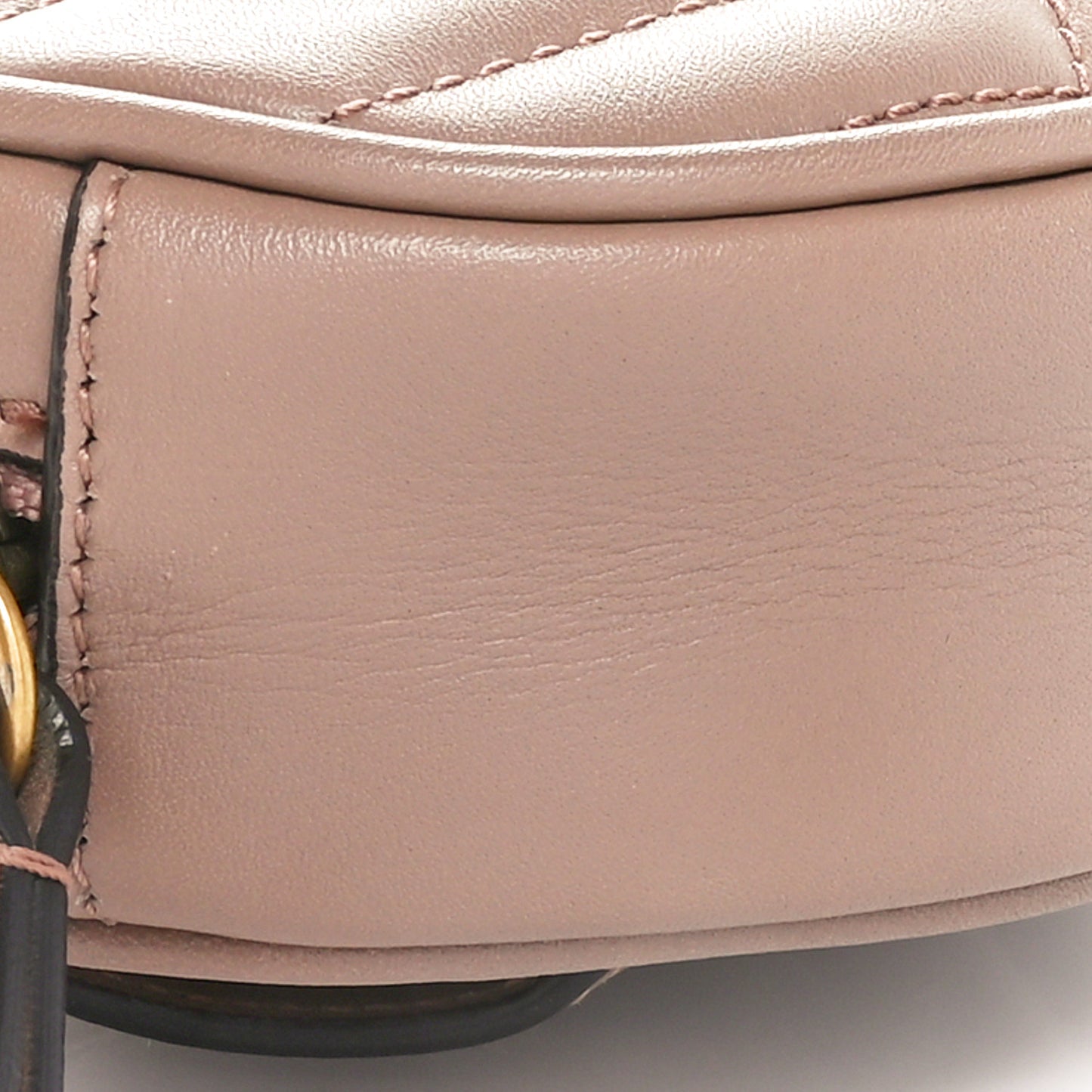 Calfskin Matelasse GG Marmont Belt Bag 85 34 Porcelain Rose