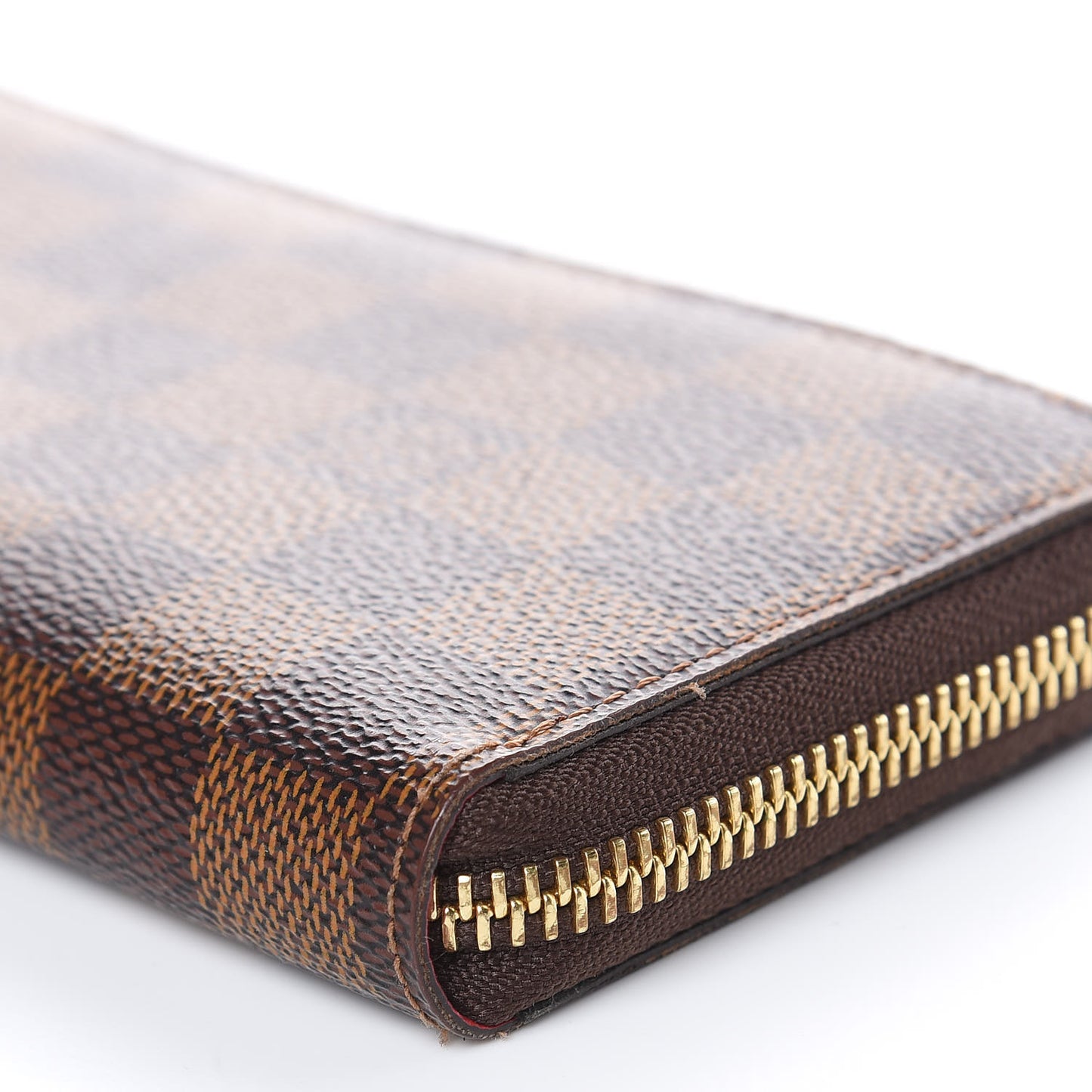 Damier Ebene Clemence Wallet Cherry