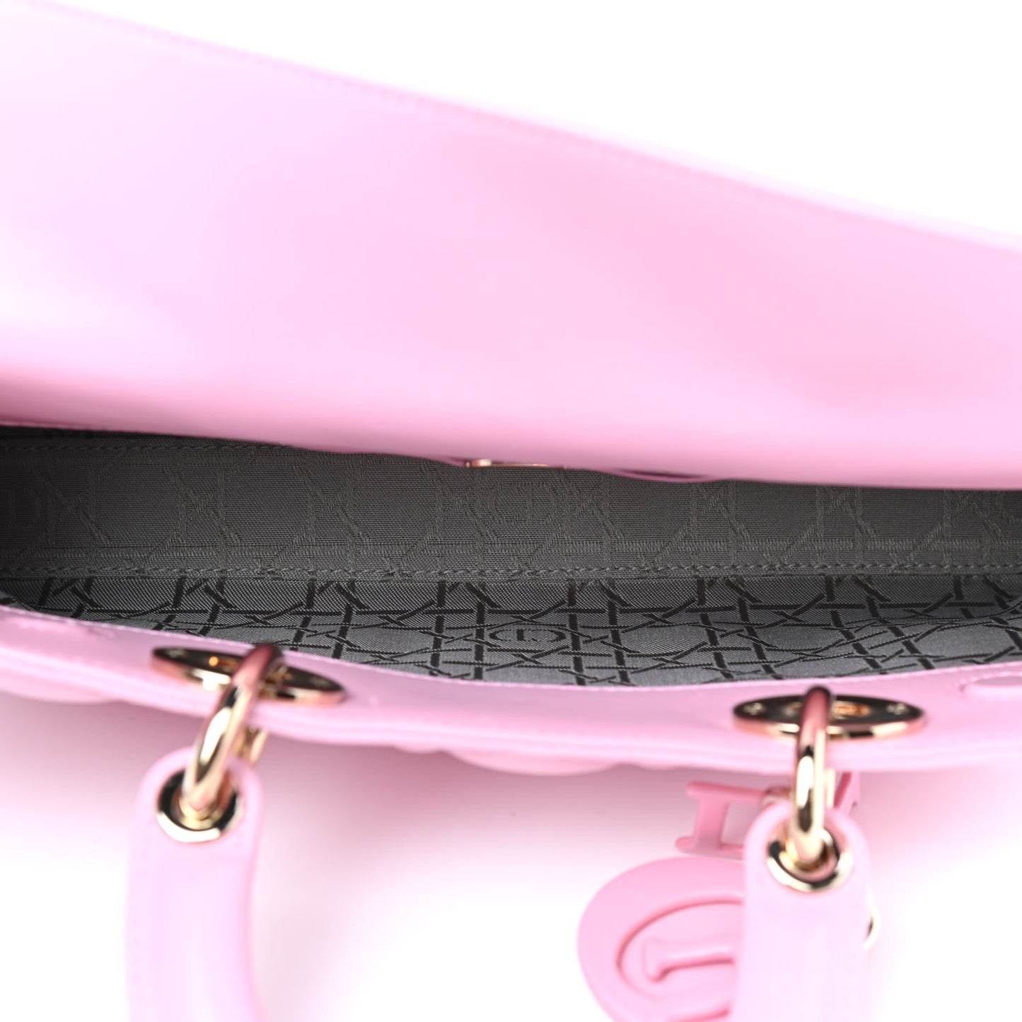 Lambskin Cannage East West Lady Dior Light Pink