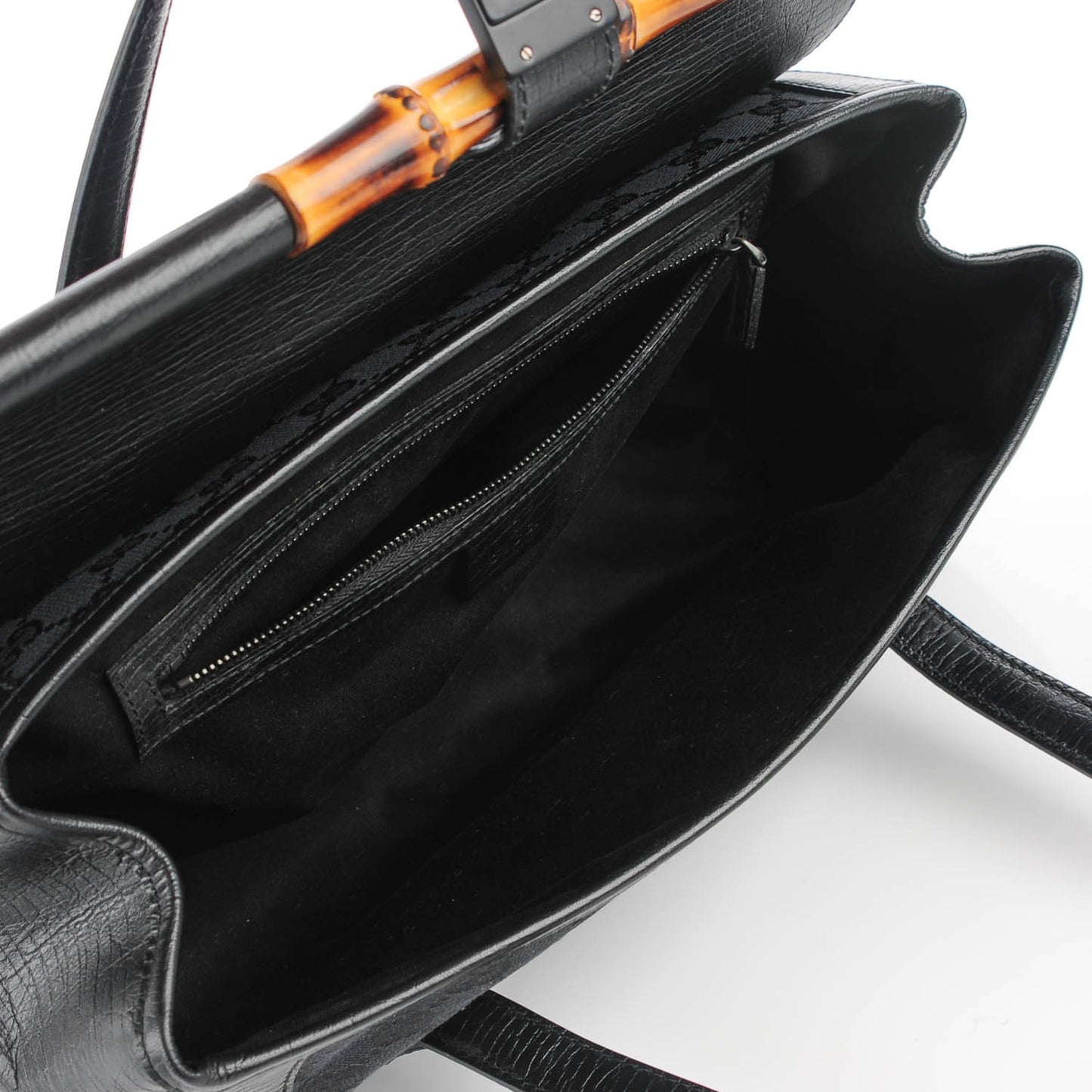 Monogram Bamboo Bullet Bag Black