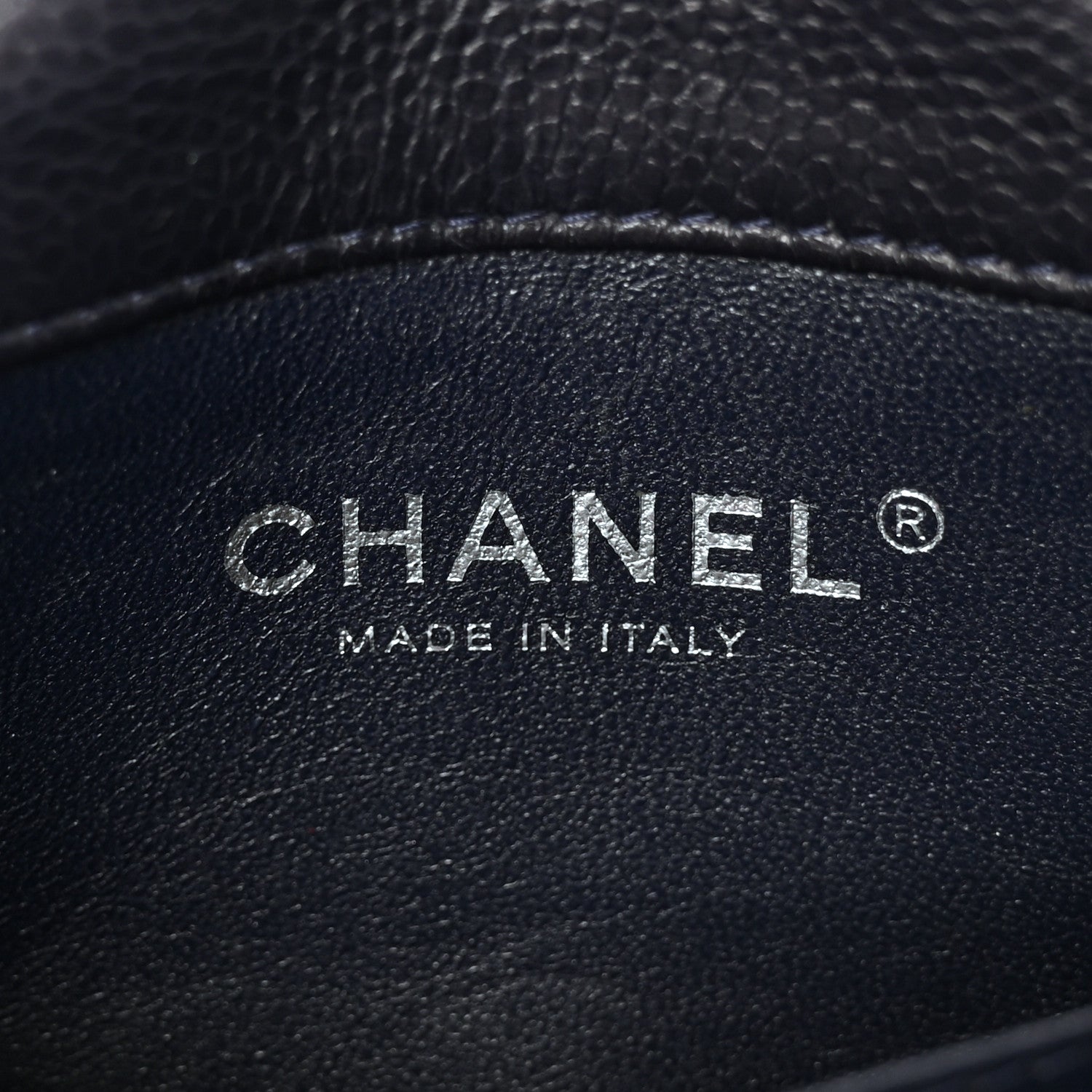 Chanel Caviar Quilted Extra Mini Flap Blue 6 of 11