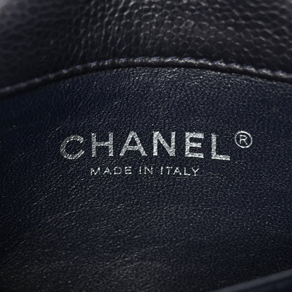 Chanel Caviar Quilted Extra Mini Flap Blue 6 of 11