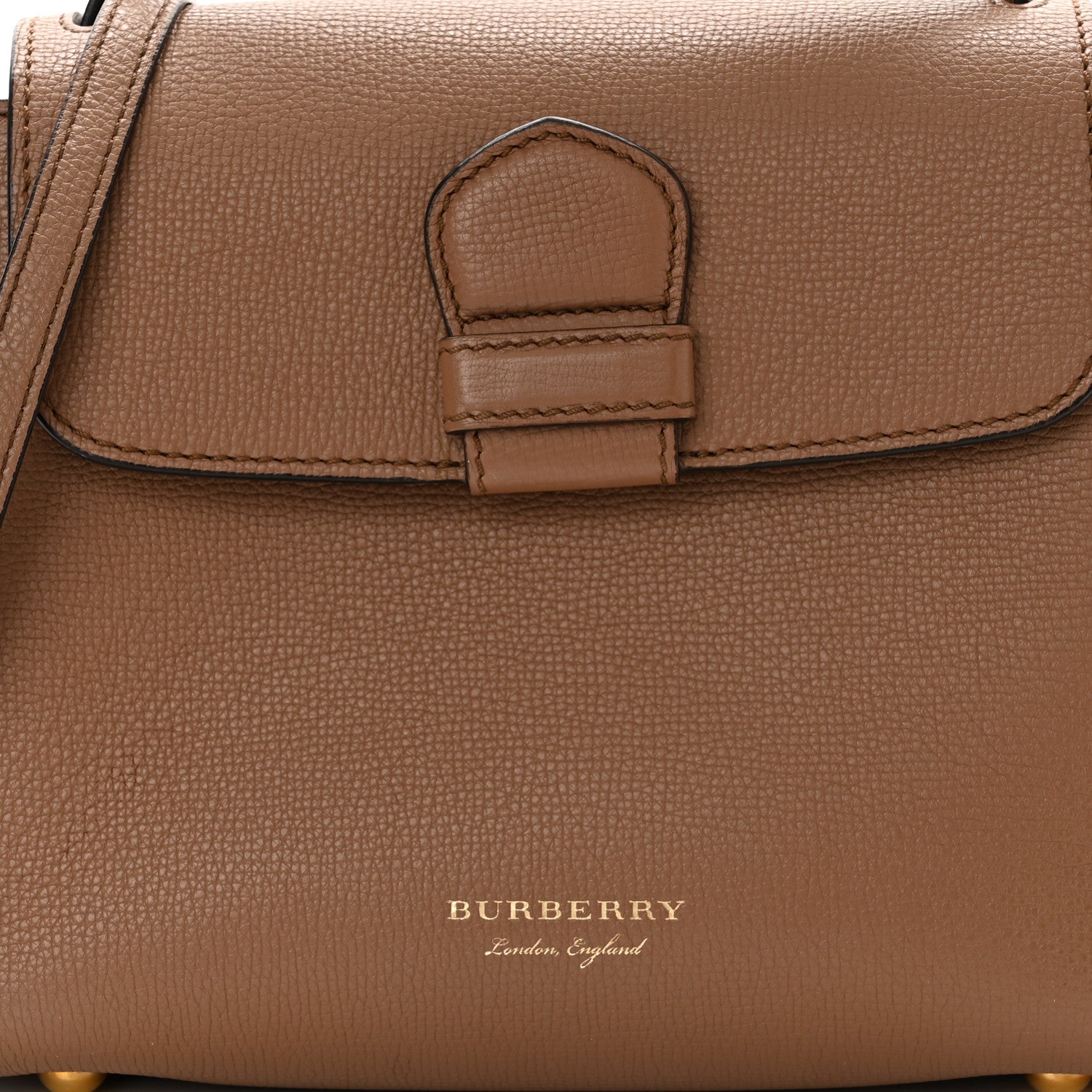 Burberry Derby Calfskin House Check Small Camberley Dark Sand 8 of 10