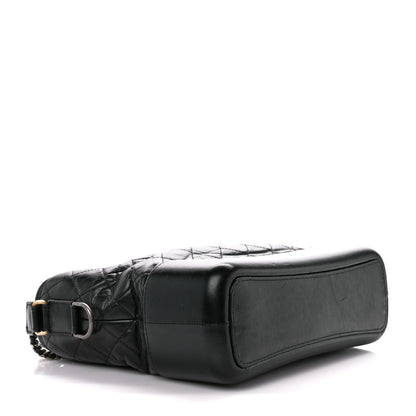 Chanel Aged Calfskin Quilted Medium Gabrielle Hobo Black 4 of 10