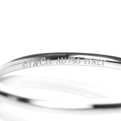 Tiffany 18K White Gold Ruby T Wire Ring 56 7.5 5 of 5