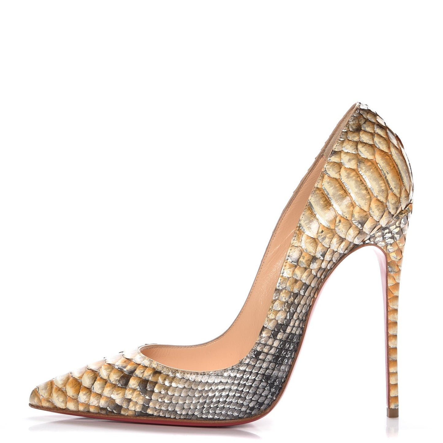 Metallic Python So Kate 120 Pumps 37 Gold