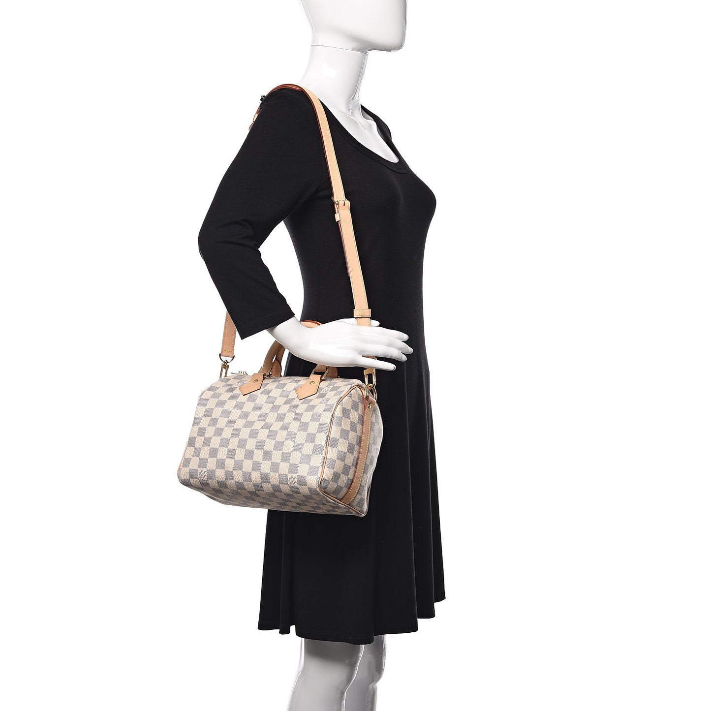 Damier Azur Speedy Bandouliere 25
