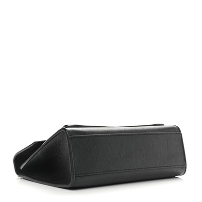 Louis Vuitton Soft Calfskin Mylockme Chain Bag BB Black 4 of 8