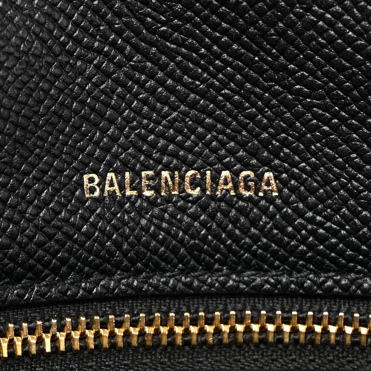Balenciaga Signature Grained Calfskin Logo Ville Day Bag Black 6 of 13