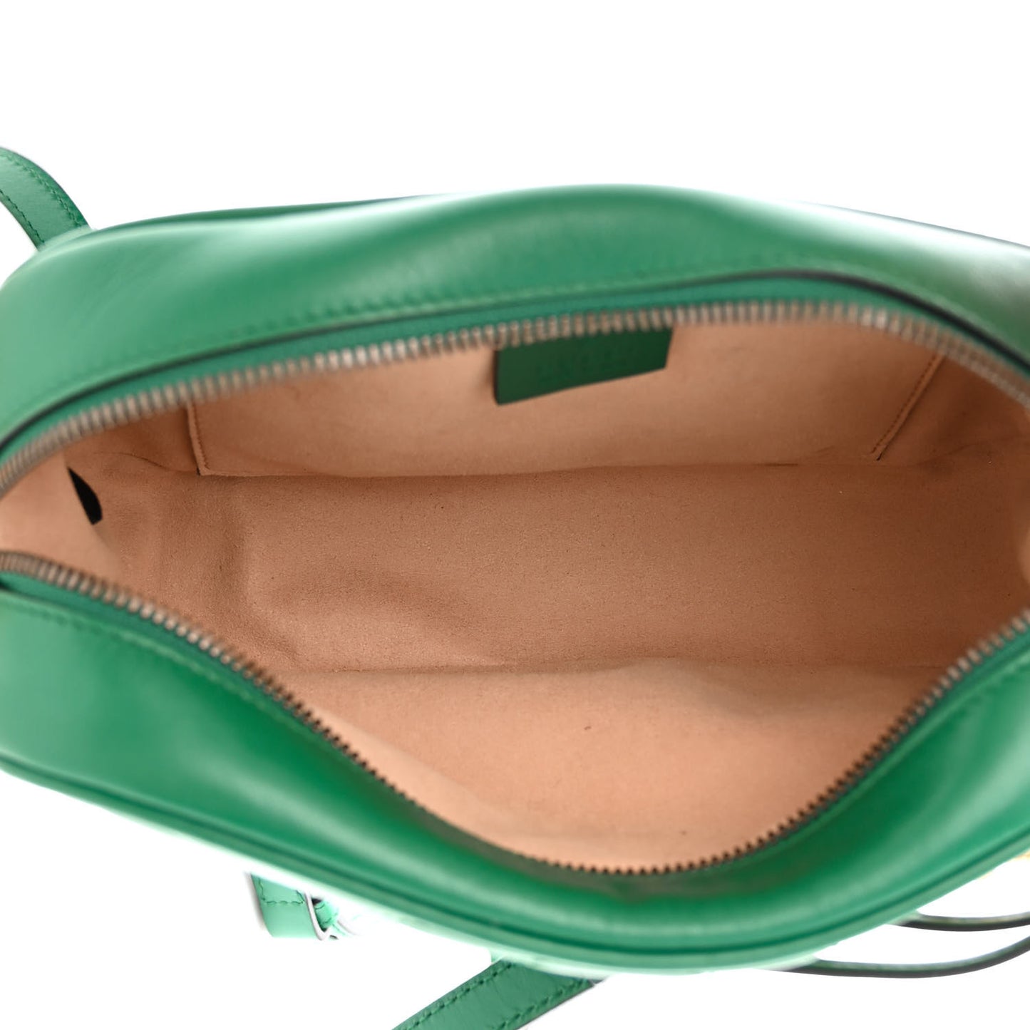 Calfskin Matelasse Small GG Marmont Chain Shoulder Bag Emerald Green