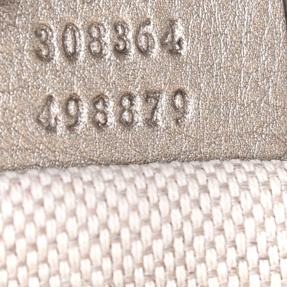 Gucci Metallic Pebbled Calfskin Small Soho Disco Bag Golden Beige 7 of 9