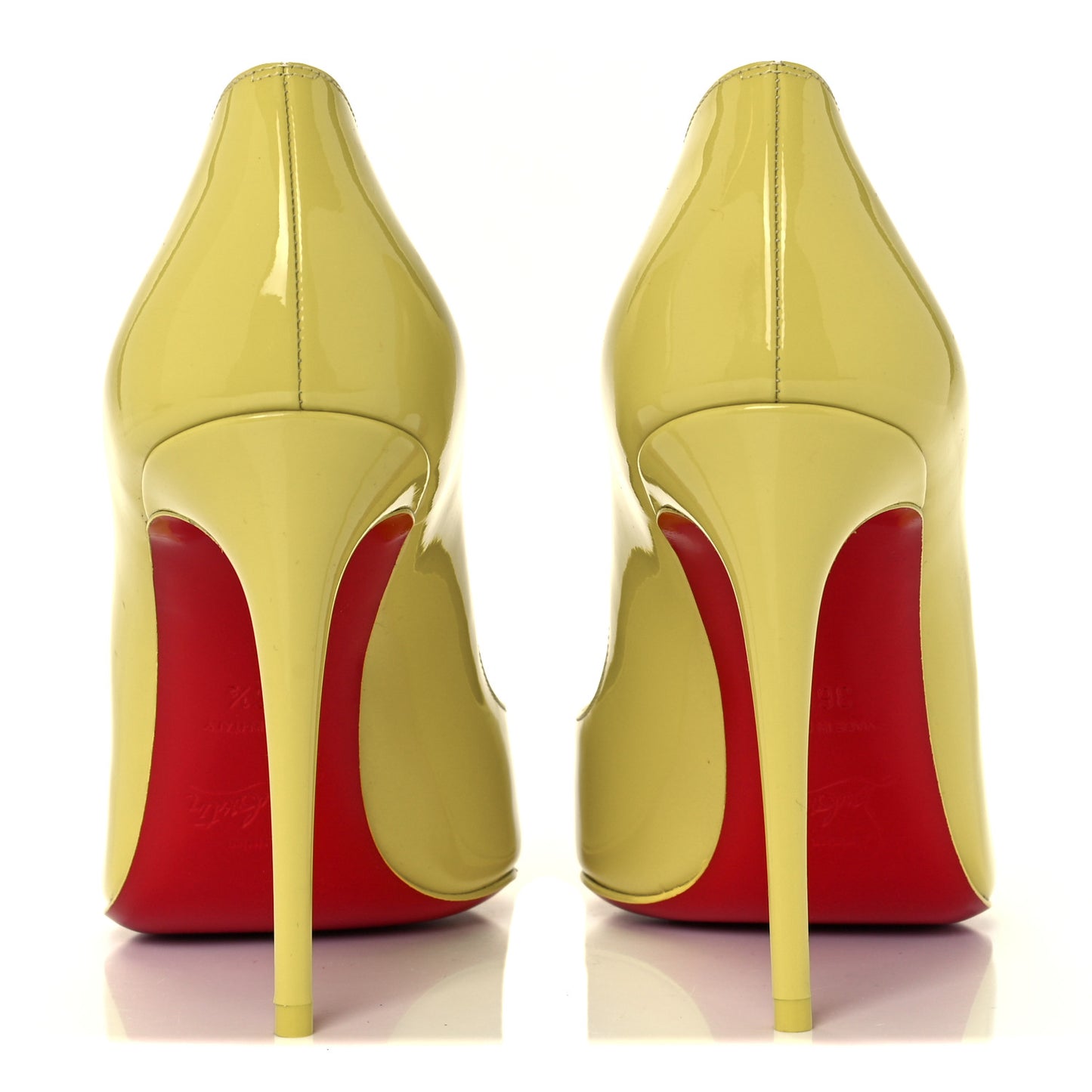Patent Hot Chick 100 Pumps 36.5 Citrus