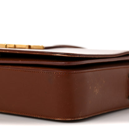 Saint Laurent Smooth Calfskin Medium Classic Monogram Universite Bag Brown 8 of 13