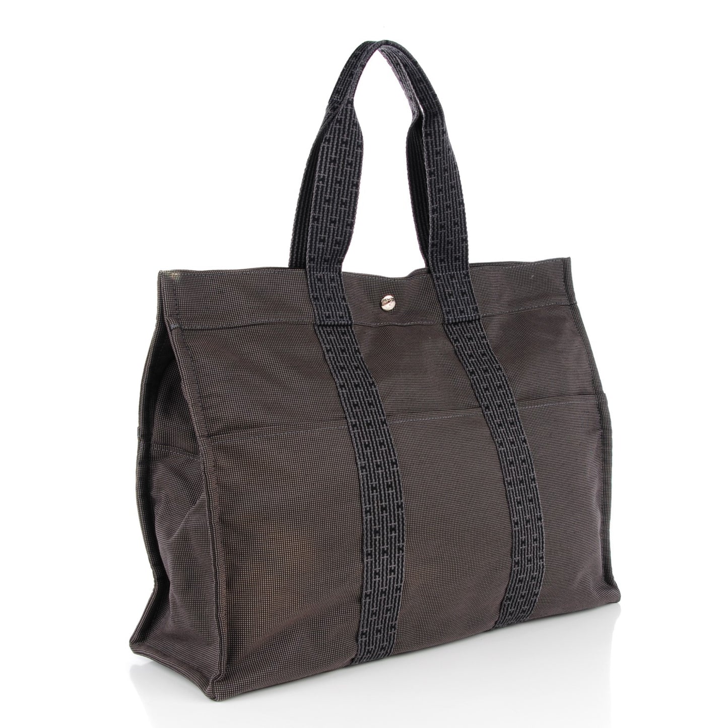 Canvas Herline MM Tote Grey