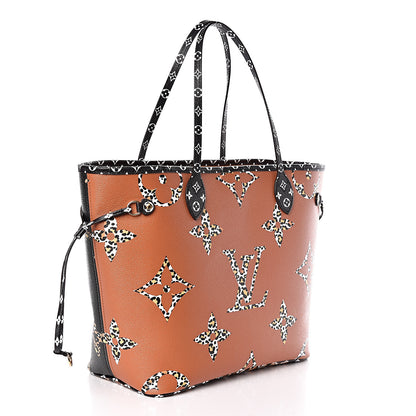 Louis Vuitton Monogram Giant Jungle Neverfull MM Black 4 of 11