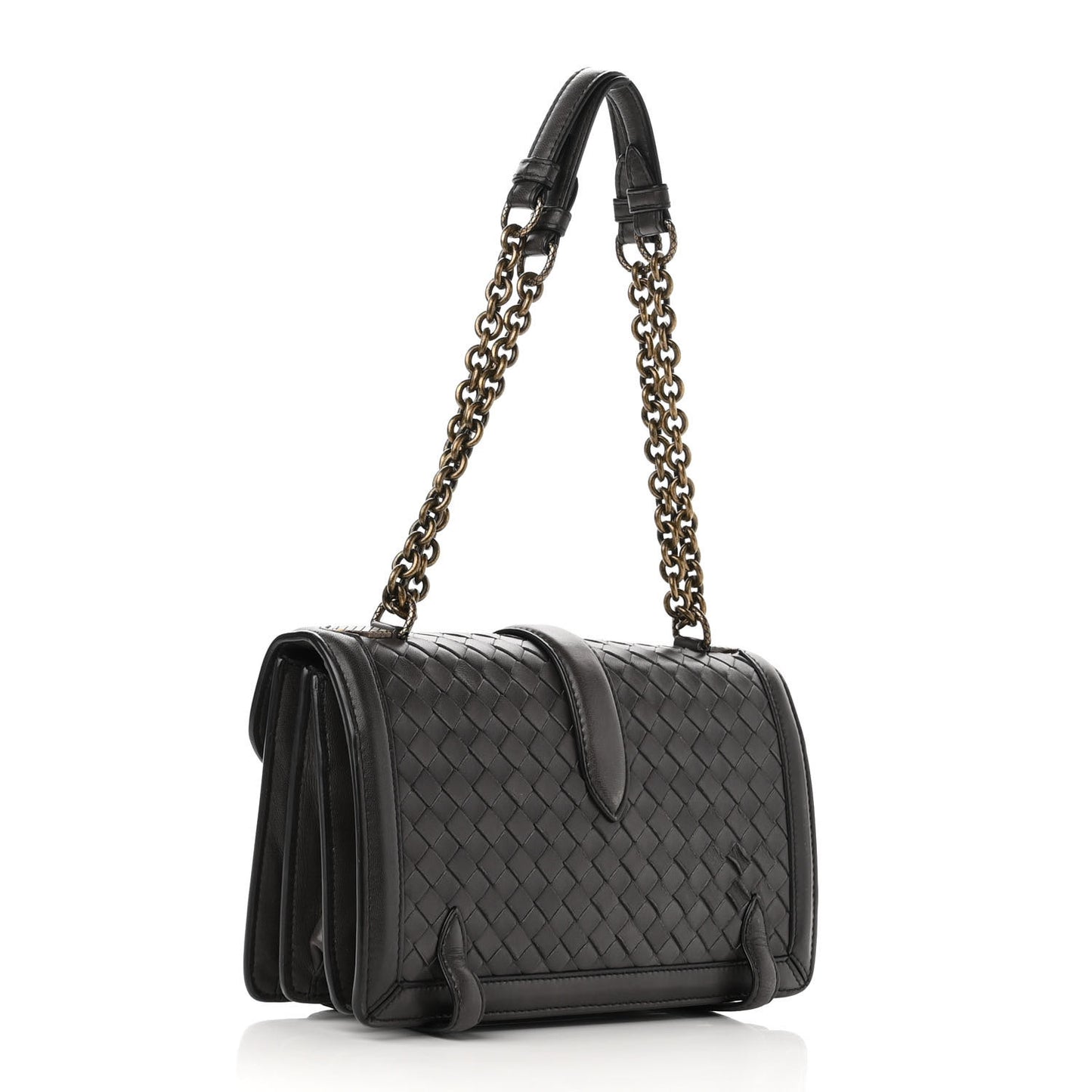 Intrecciato City Knot Bag Grey