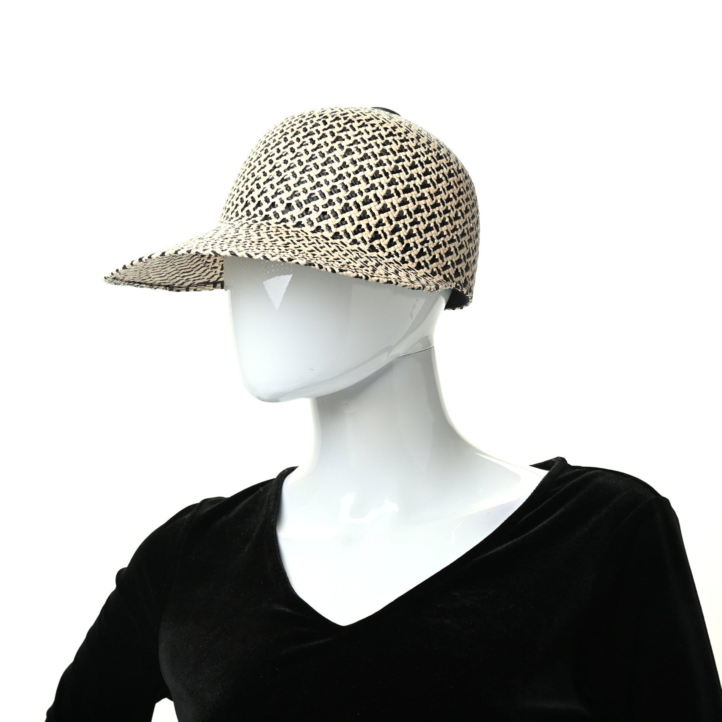 Panama Straw Chapeau Tanzanie Canna Hat 58 Naturel Black