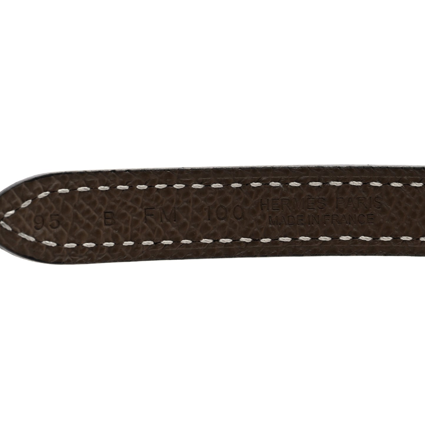 Epsom Swift 13mm H Belt 95 38 Etoupe Black