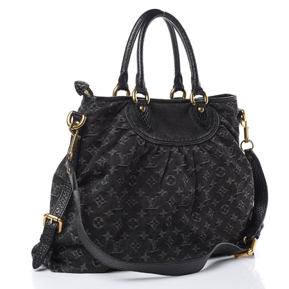 Louis Vuitton Denim Neo Cabby GM Black 3 of 14