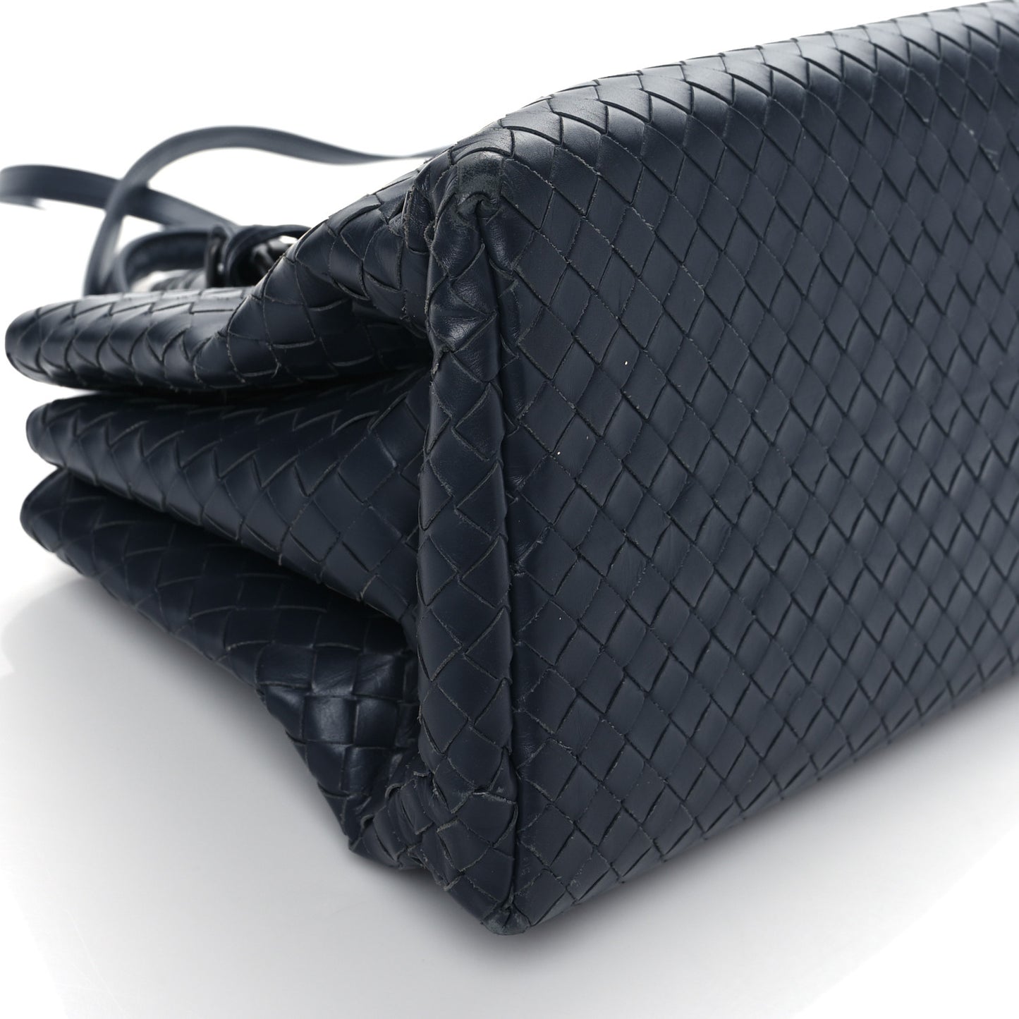 Nappa Intrecciato Medium Roma Tote Atlantic
