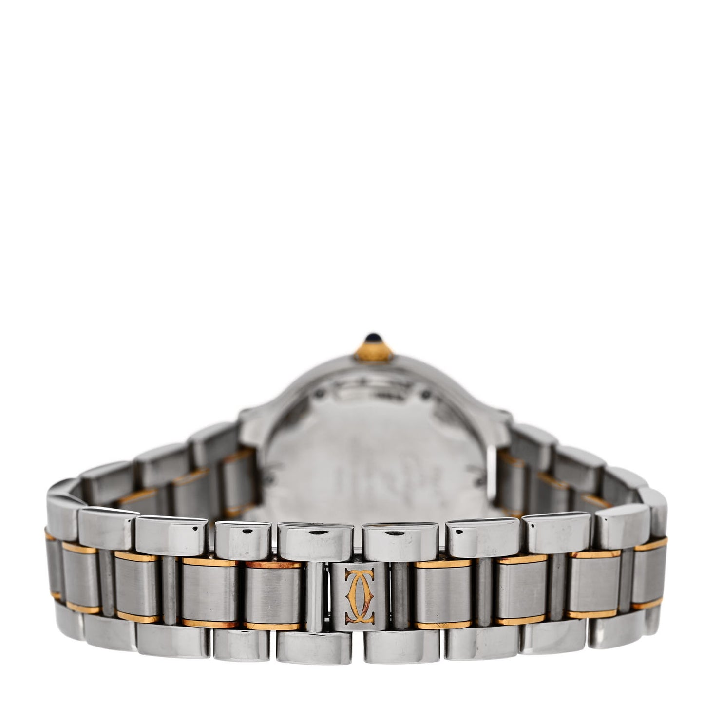 Stainless Steel 18K Yellow Gold 28mm Must de 21 Quartz Watch