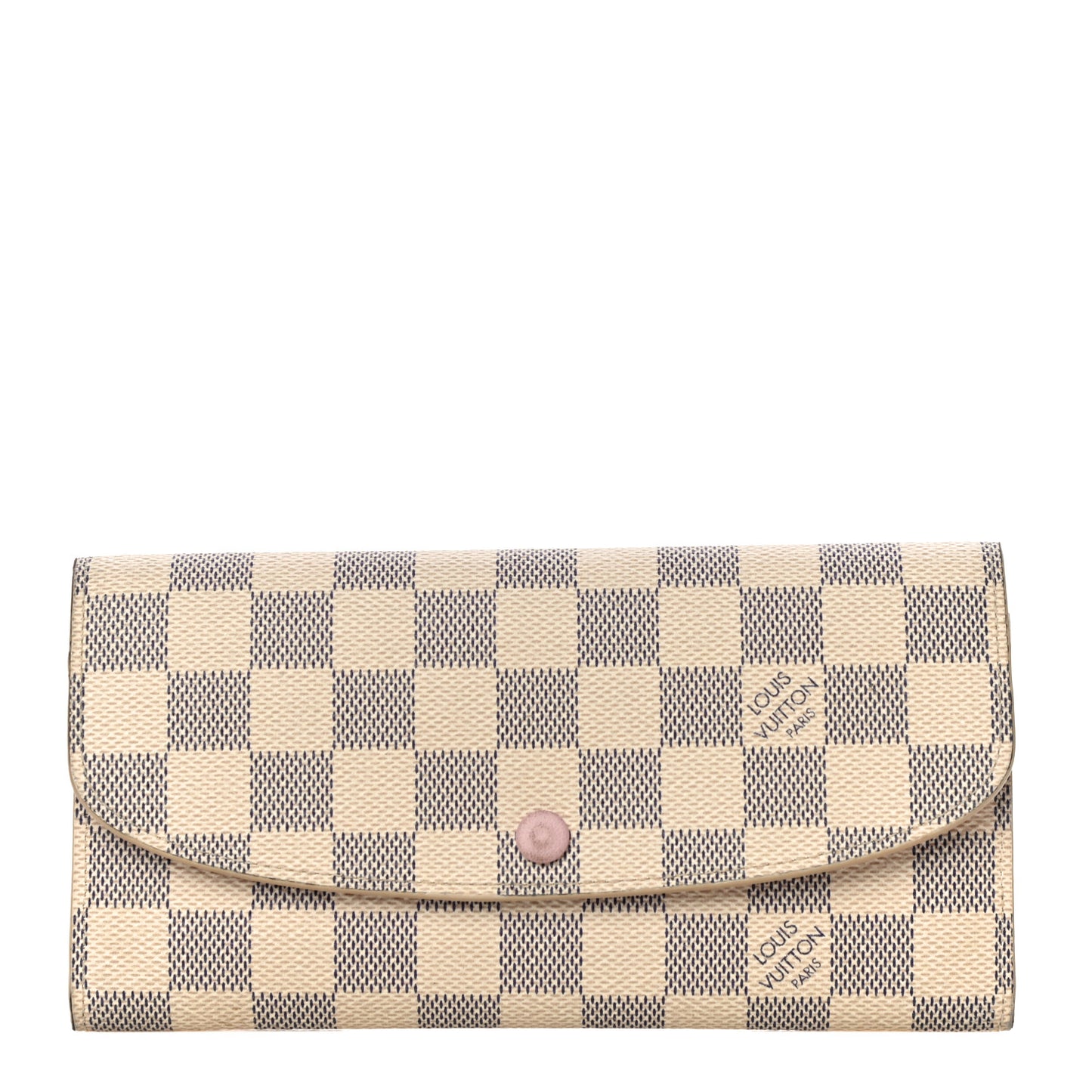 Damier Azur Emilie Wallet Rose Ballerine