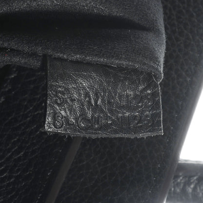 Celine Drummed Calfskin Mini Luggage Black 8 of 9