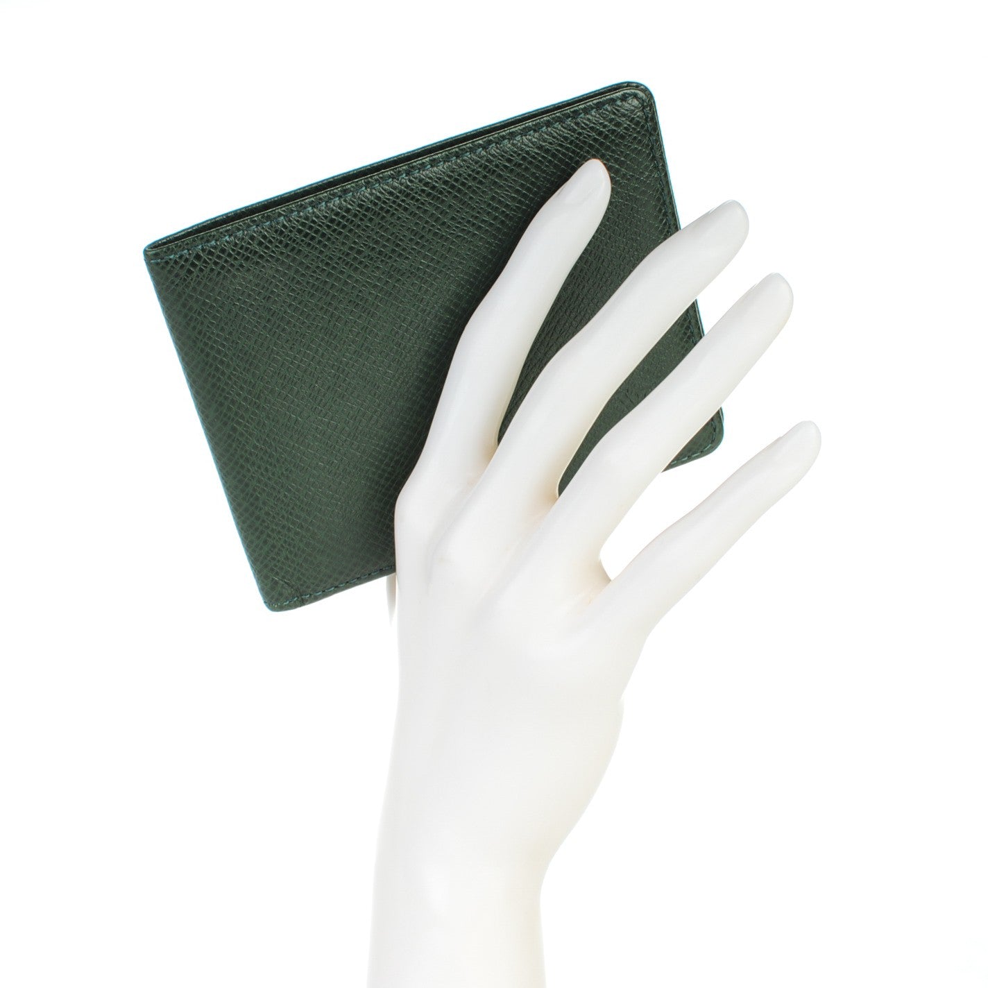 Louis Vuitton Taiga Mens Porte-Billets 3 Card Billfold Wallet Epicea 2 of 7