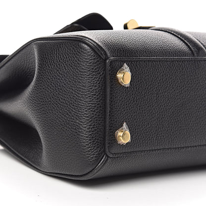 Celine Grained Calfskin Small 16 Top Handle Bag Black 7 of 9