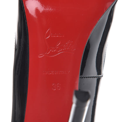 Christian Louboutin Patent Pigalle 120 Pumps 36 Black 6 of 9
