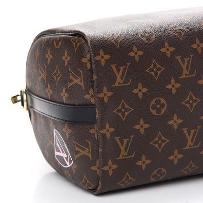Louis Vuitton Monogram My World Tour Speedy Bandouliere 30 Black 8 of 9