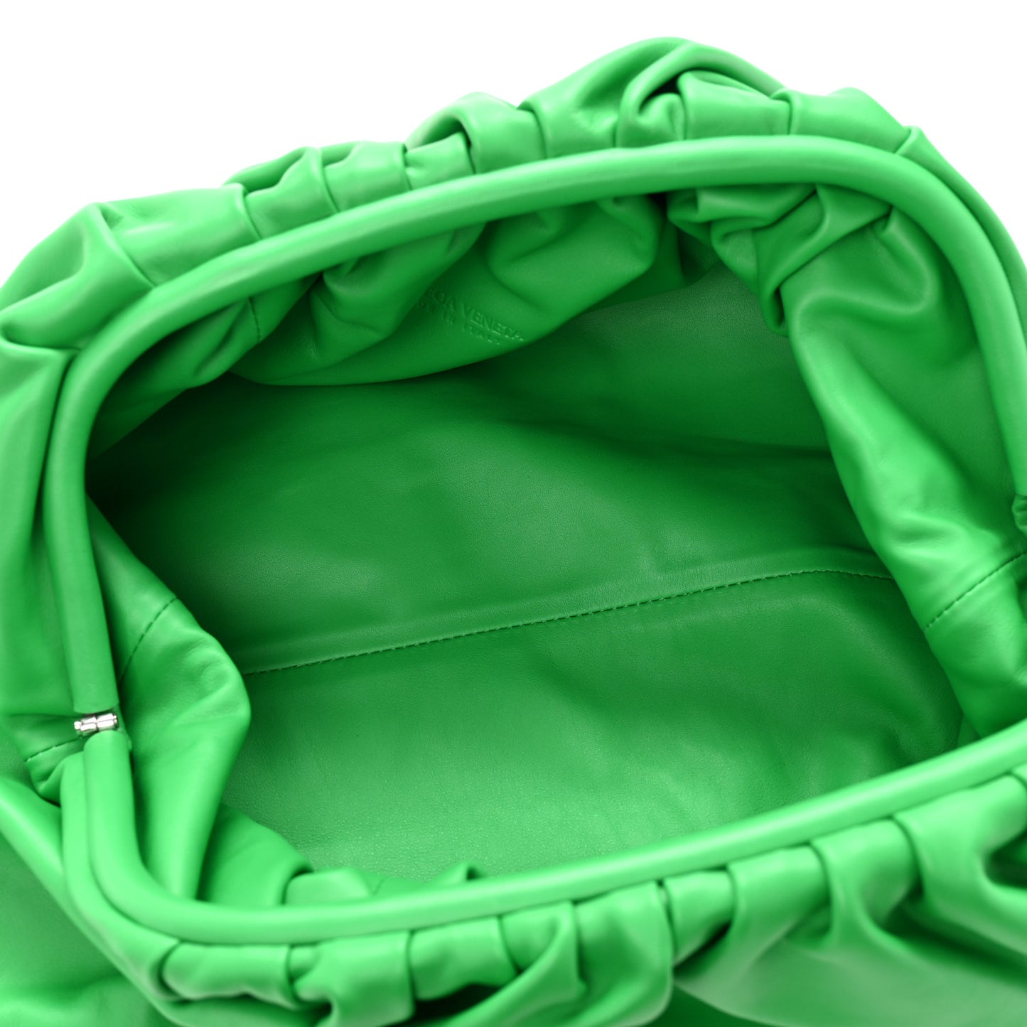 Smooth Butter Calf The Pouch Oversized Clutch Parakeet