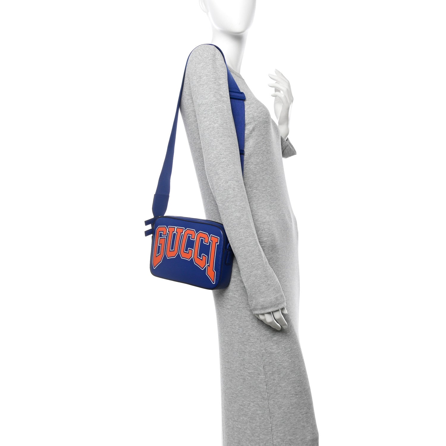 Gucci New Shanghai Calfskin Interlocking G Logo Camera Crossbody