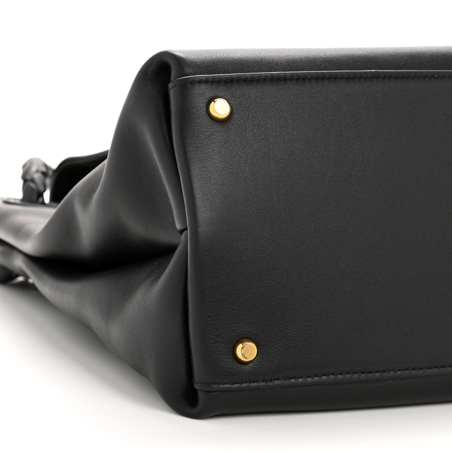 Bottega Veneta Silky Calfskin Medium Ciao Ciao Black 9 of 13