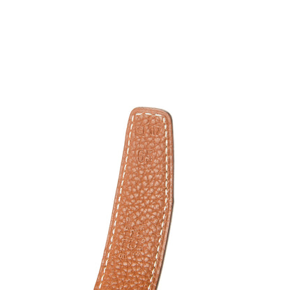Hermes Box Togo 18mm Mirage Belt 65 Black Gold 3 of 5