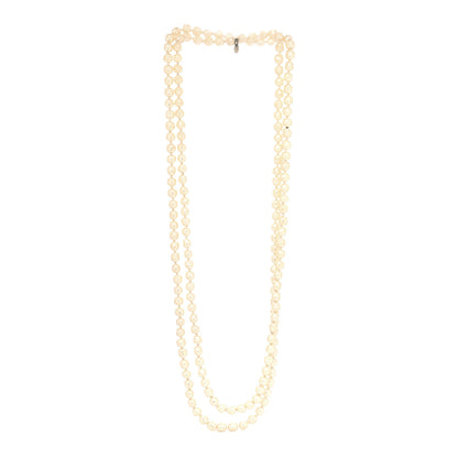 Chanel Pearl CC Long Necklace Gold 4 of 4