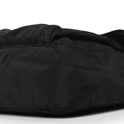Prada Tessuto Nylon Single Buckle Messenger Bag Black 12 of 12