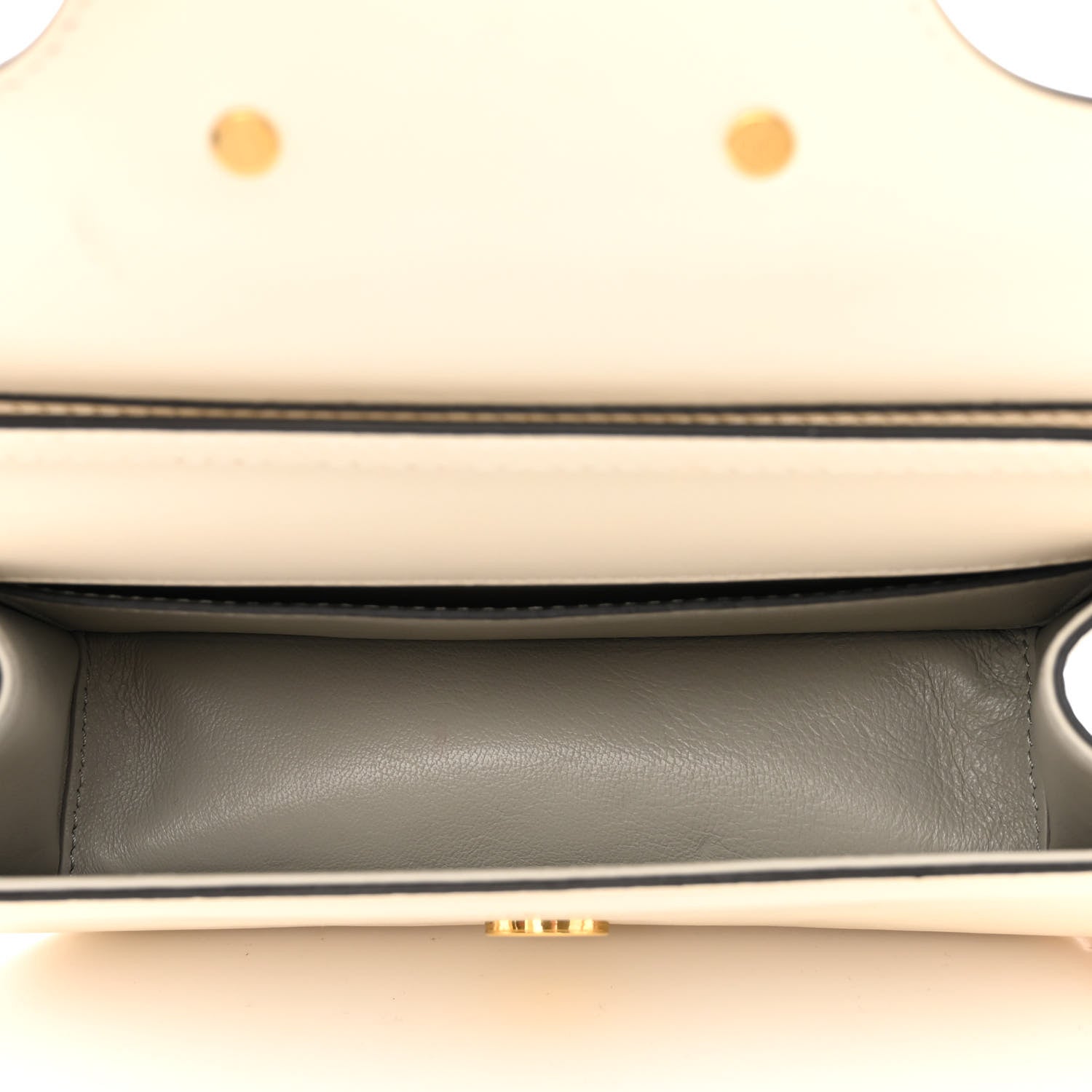 Valentino Garavani Calfskin Vlogo Small Loco Shoulder Bag Light Ivory 5 of 10