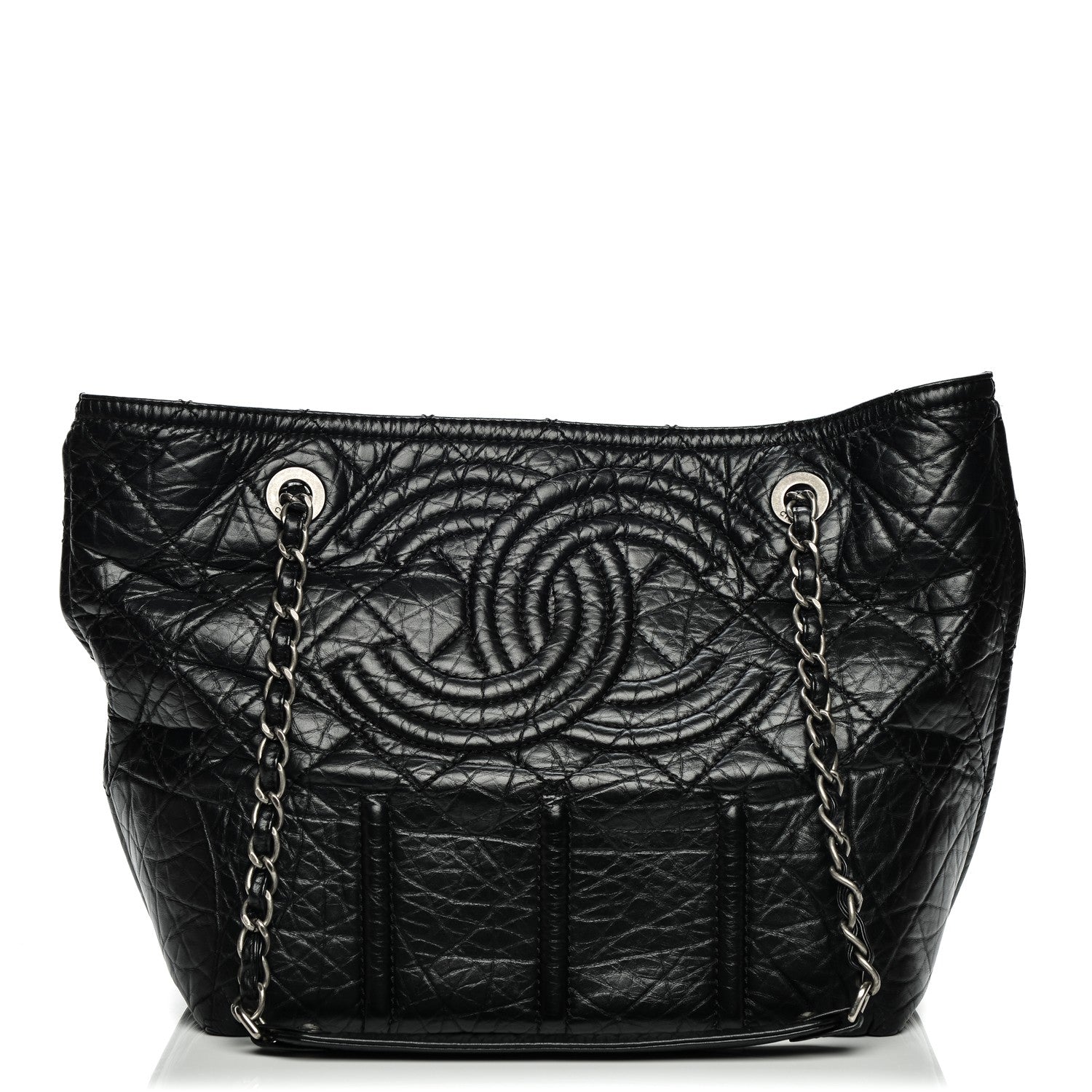 Chanel Calfskin Small Shopping In Moscow Tote Black 1 of 7
