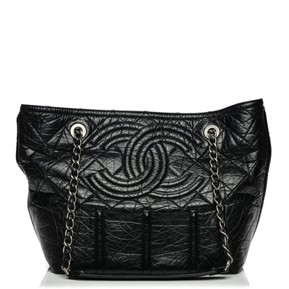 Chanel Calfskin Small Shopping In Moscow Tote Black 1 of 7