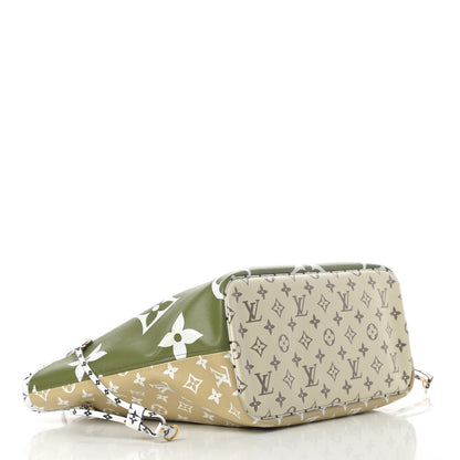 Louis Vuitton Monogram Giant Neverfull MM Kaki 4 of 12