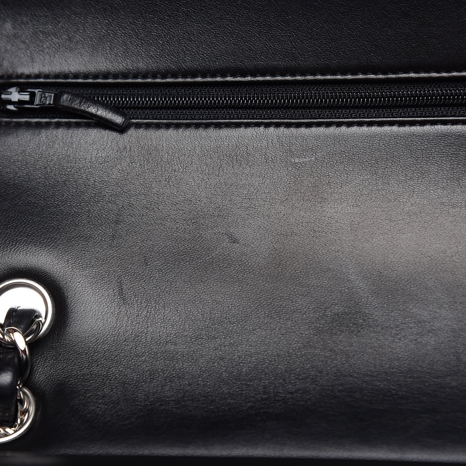 Chanel Lambskin Quilted Maxi Double Flap Black 16 of 19