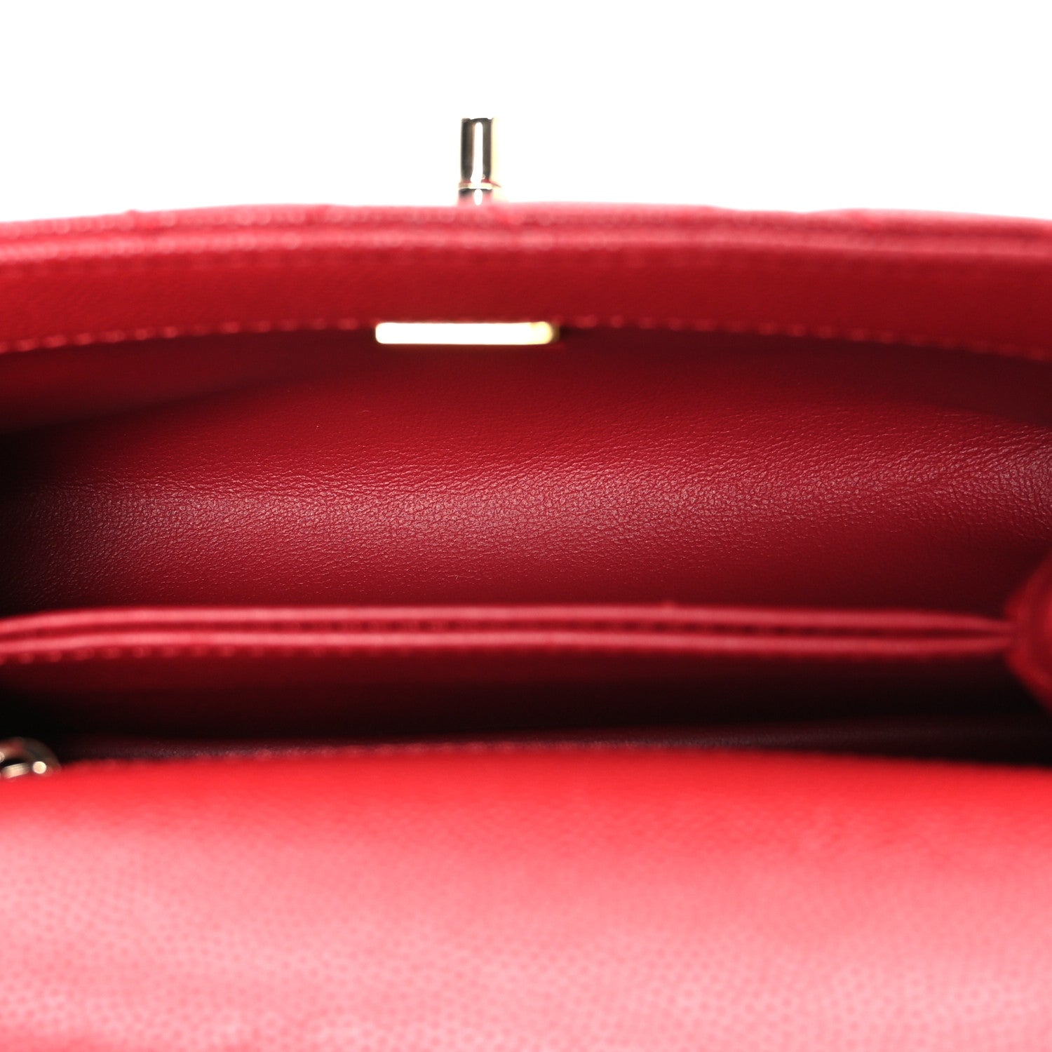Chanel Caviar Quilted Extra Mini Coco Handle Flap Red 5 of 10