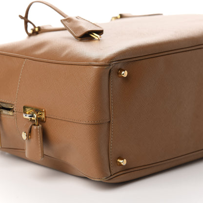 Prada Saffiano Bauletto Caramel 5 of 20